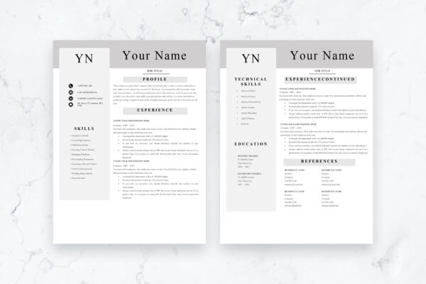 ArchitectResume_2PageCVTemplate_39633e90-4e81-454f-abf2-b2c1745e291f.jpg Architect Resume, 2 Page CV Template