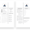 Assistant Accountant 2 Page CV Template