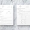 Basic 2 Page CV, Resume Template