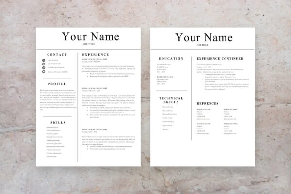CustomerServiceResume_2PageCVTemplate_cd1d0c37-b683-407d-85b9-400c75f9ccd5.jpg Customer Service Resume, 2 Page CV Templates