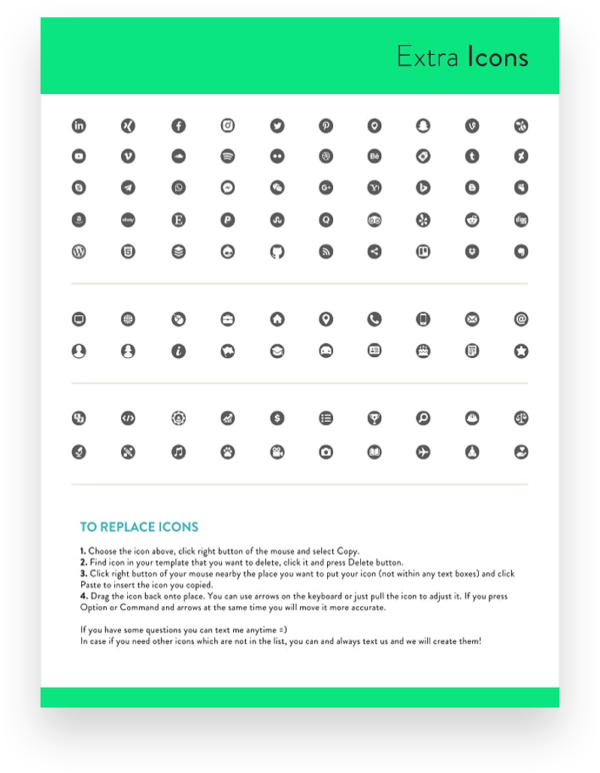 Retail Assistant 2 Page CV Template