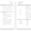 Retail Assistant 2 Page CV Template