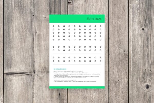 Clean 2 Page CV, Resume Template