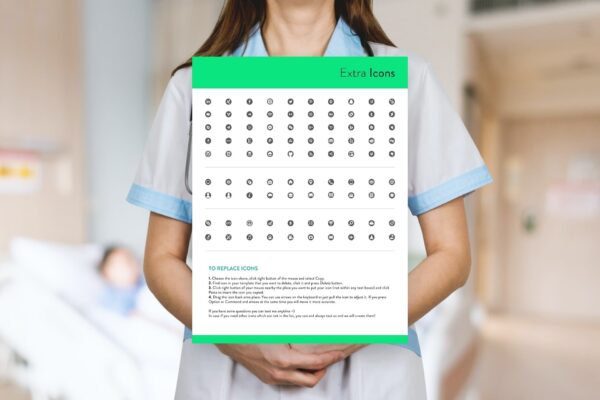 Nursing Student Resume, 2 Page CV Template