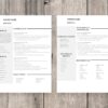 Clean 2 Page CV, Resume Template